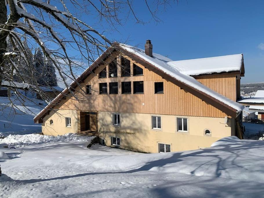 Ancienne Ferme Comtoise 4 Etoiles, 11 Personnes Lac St-Point/Mont D'Or Montperreux Екстер'єр фото